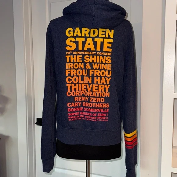 LIKE NEW Aviator Nation Navy Zip Hoodie XS - Picture 1 of 4